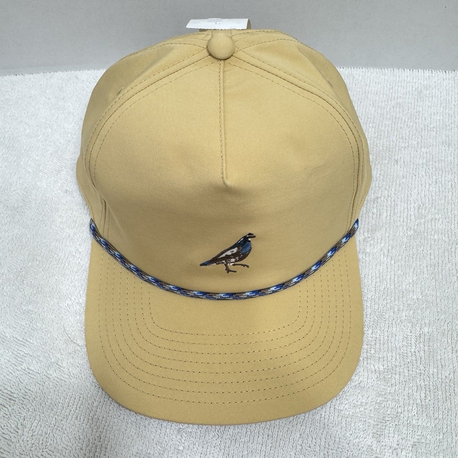 Poncho Bird Quail Embroidered Snapback Hat One Size Outdoor Hunting Fishing Nwt — image 4 of 8